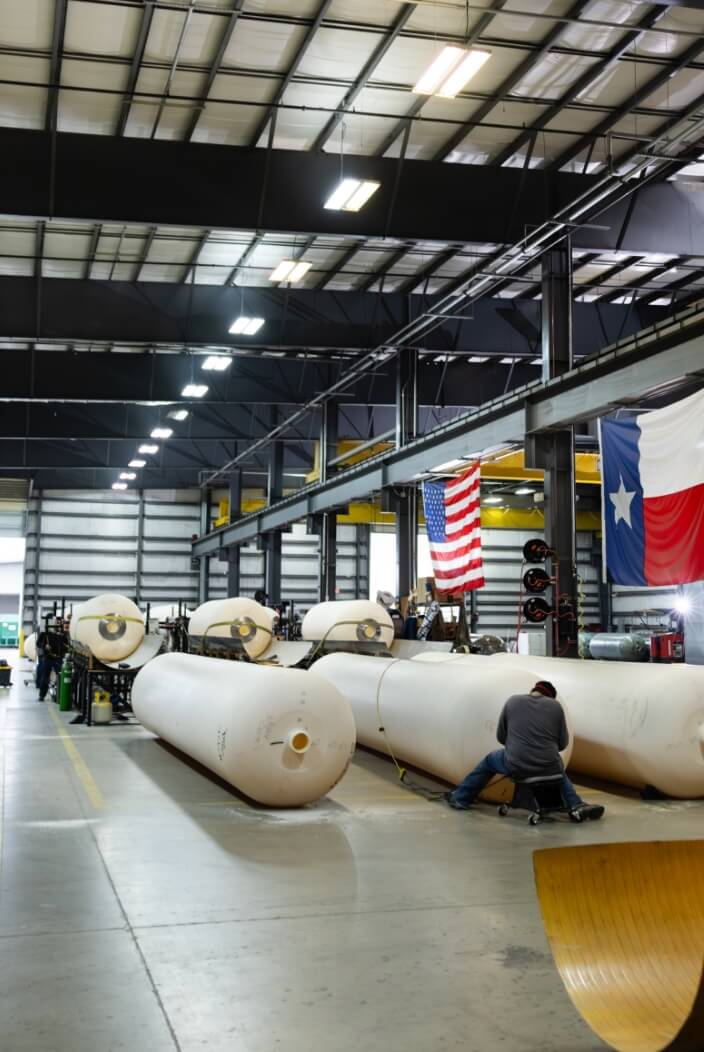 pressure vessels, mobile gas delivery, hydrogen storage